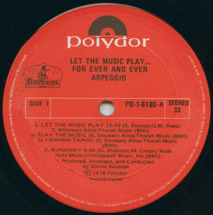Arpeggio - Let The Music Play - 1978