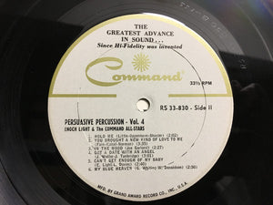 Enoch Light - Persuasive Percussion - Vol. 4 Vinyl Record