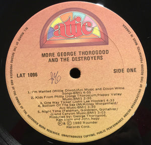 George Thorogood & The Destroyers - More George Thorogood And The Destroyers - 1980