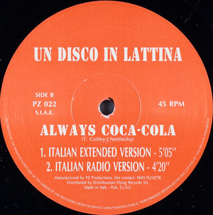 Un Disco In Lattina - Always Coca-Cola