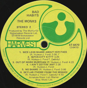 Monks (4), The - Bad Habits - 1980