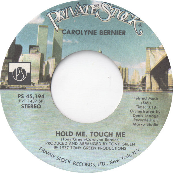 Caroline Bernier - Hold Me, Touch Me - 1977