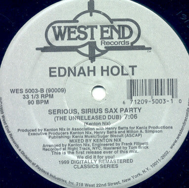 Ednah Holt - Serious, Sirius Space Party - 1999