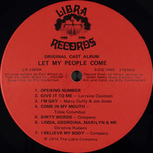Various - Let My People Come: The Original Cast Album - 1974
