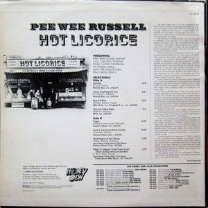Pee Wee Russell - Hot Licorice Vinyl Record