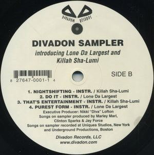 Killa Sha - Divadon Sampler
