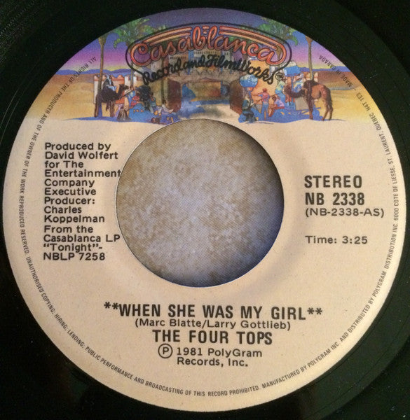 Four Tops - When She Was My Girl - 1981