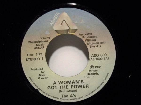 A's, The - A Woman's Got The Power - 1981