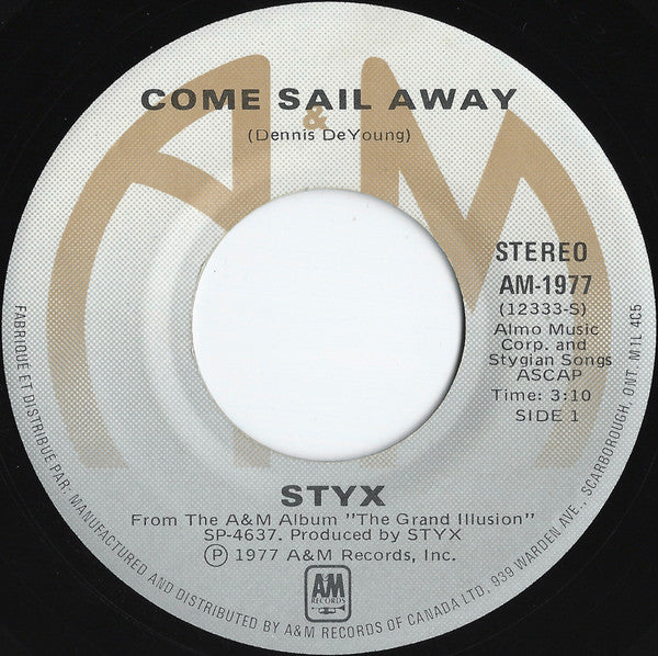 Styx - Come Sail Away - 1977