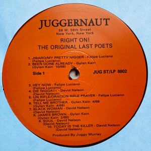 Last Poets, The - Right On! (Original Soundtrack) -