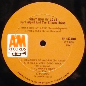 Herb Alpert & The Tijuana Brass - What Now My Love - 1966