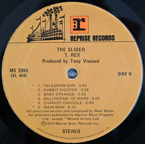 T. Rex - The Slider Vinyl Record