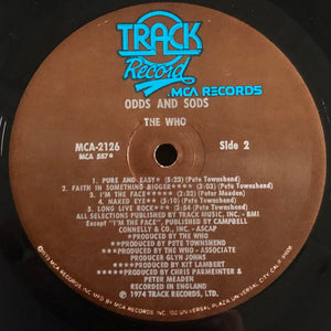 Who, The - Odds & Sods - 1974