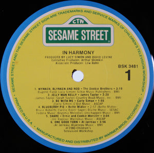 Various - In Harmony - A Sesame Street Record