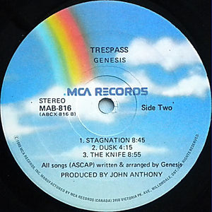 Genesis - Trespass - 1980