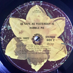 Humble Pie - As Safe As Yesterday Is - 1973