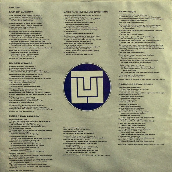 Jethro Tull - Under Wraps