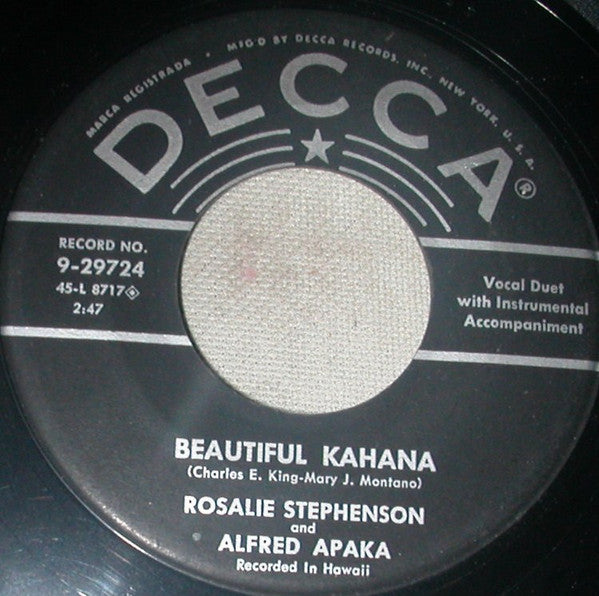 Alfred Apaka - Ke Kali Nei Au (The Hawaiian Wedding Song)