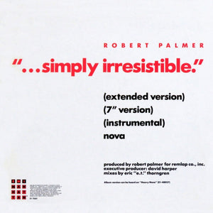 Robert Palmer - Simply Irresistible - 1988