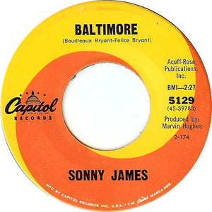 Sonny James - Least Of All You / Baltimore