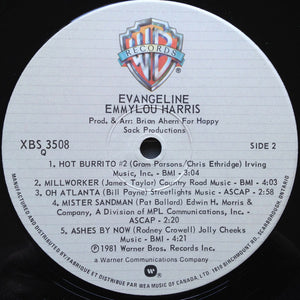 Emmylou Harris - Evangeline - 1981