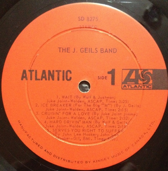 The J. Geils Band - The J. Geils Band