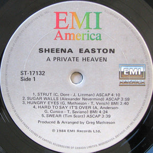 Sheena Easton - A Private Heaven - 1984