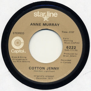 Anne Murray - Cotton Jenny / Danny's Song -