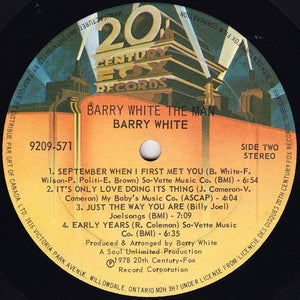 Barry White - Barry White The Man - 1978