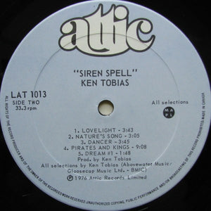 Ken Tobias - Siren Spell - 1976
