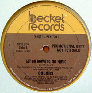 Colors - Get On Down To The Music - 1981