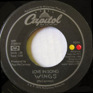 Wings (2) - Listen To What The Man Said