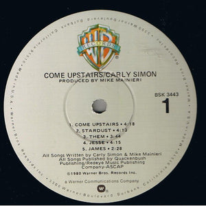 Carly Simon - Come Upstairs - 1980