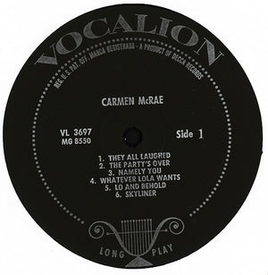 Carmen McRae - Carmen McRae - 1963