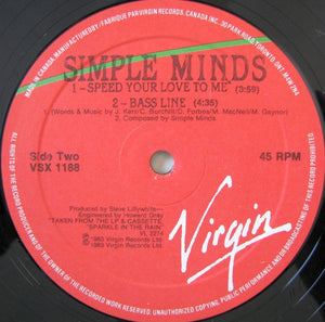 Simple Minds - Speed Your Love To Me - 1984