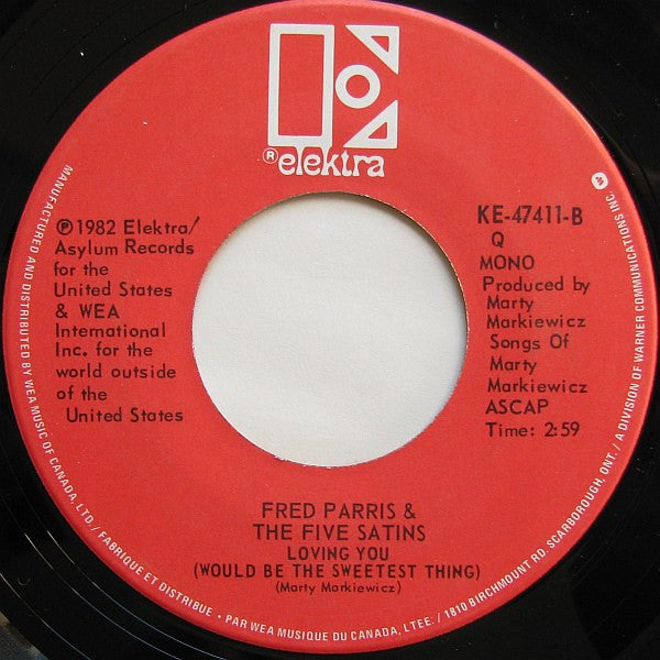 Fred Parris - Medley / Loving You (Would Be The Sweetest Thing)