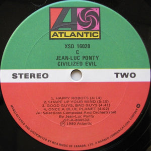 Jean-Luc Ponty - Civilized Evil - 1980