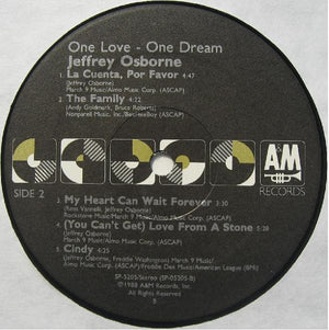 Jeffrey Osborne - One Love - One Dream