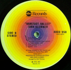 John Klemmer - Barefoot Ballet