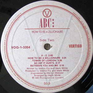ABC - How To Be A Zillionaire! - 1985