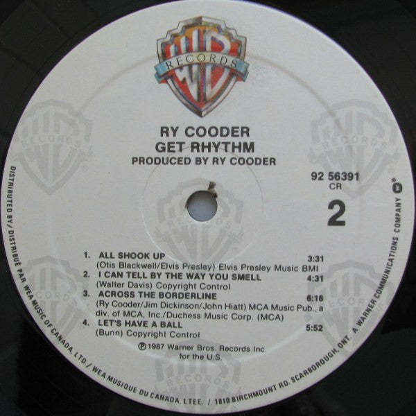 Ry Cooder - Get Rhythm