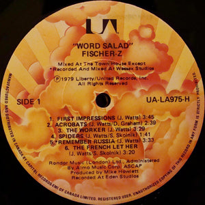 Fischer-Z - Word Salad