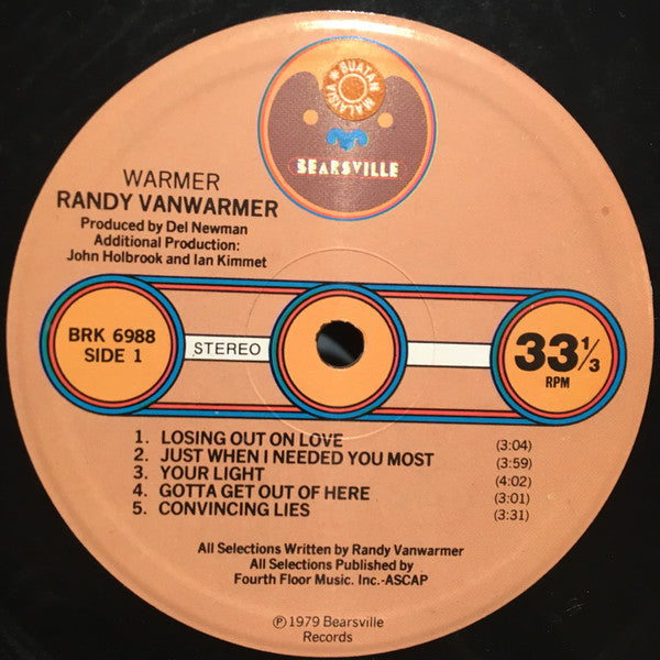 Randy Vanwarmer - Warmer