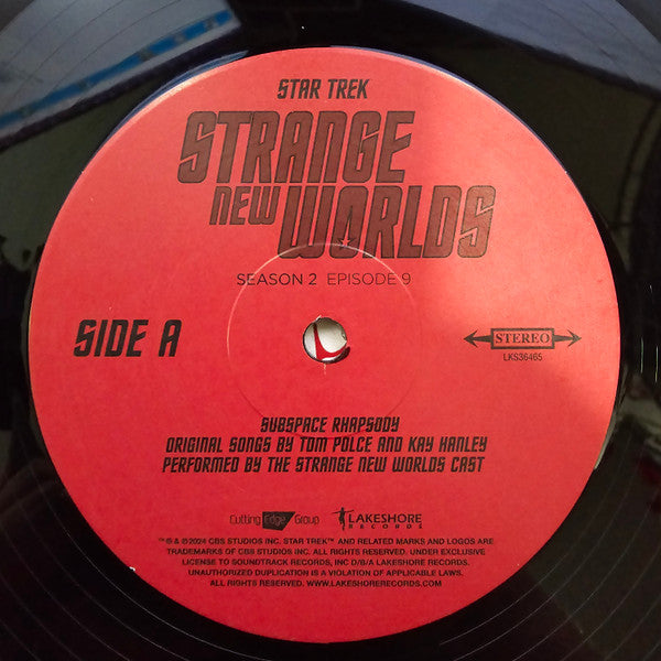 Various - Star Trek Strange New Worlds Season 2 - Subspace Rhapsody (Original Series Soundtrack) Vinyl Record