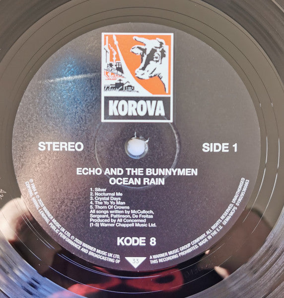 Echo & The Bunnymen - Ocean Rain Vinyl Record