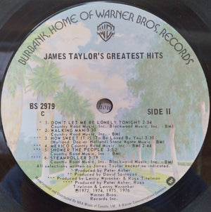 James Taylor - James Taylor's Greatest Hits Vinyl Record