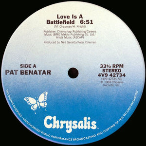 Pat Benatar - Love Is A Battlefield (Special Extended Re·mix) - 1983