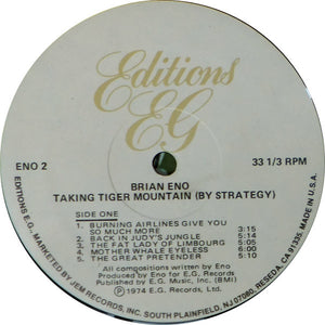 Brian Eno - Taking Tiger Mountain (By Strategy) - 1982