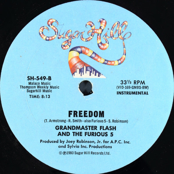 Grandmaster Flash & The Furious Five - Freedom - 1980