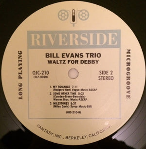 Bill Evans Trio, The With Scott LaFaro, Paul Motian - Waltz For Debby - 1985